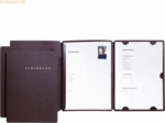 15 x Pagna Bewerbungsmappe Select A4 3 Klappen mit Aufdruck schwarz