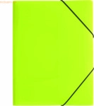 8 x Pagna Gummizugmappe Lucy Colours Trend A3 PP mit 3 Klappen translu