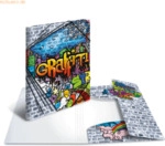 3 x HERMA Sammelmappe A4 PP Graffiti