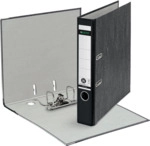 Leitz Ordner Wolkenmarmor A4 52mm 180Grad schwarz
