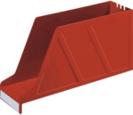 Leitz Stehsammler A4 quer 97x156x336mm rot