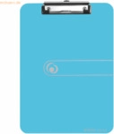 Herlitz Klemmbrett PS A4 blau transparent to go