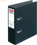 Herlitz Ordner Hartpappe A5 hoch 7,5cm maX.file schwarz