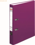Herlitz Ordner Kunststoff maX.file protect A4 5cm brombeer