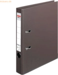 Herlitz Ordner protect+ Kunststoff (PP) A4 5cm braun maX.file