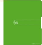 Herlitz Ringbuch A4 2 Ringe PP 25mm apfel opak to go