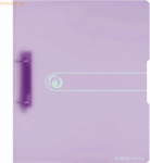 Herlitz Ringbuch PP A4 2 Ringe 25mm flieder transparent to go