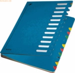 Leitz Ordnungsmappe Deskorganizer Color 12 F&auml;cher blau