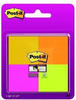 Post-it Haftnotiz Super Sticky Notes 48x48mm 45 Blatt ultragelb, ultra