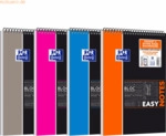 Oxford Spiralblock Studium Easynotes A4+ liniert 80 Blatt 90 g/qm Opti