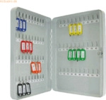 Wedo Schl&uuml;sselschrank 70 Haken lichtgrau