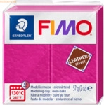 Staedtler Modelliermasse Fimo Kunststoff 57g leather-effekt beere