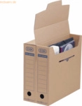 12 x Elba Archivbox tric system braun