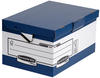 10 x Bankers Box Klappdeckelbox Ergo-Stor Maxi BxHxT 39x31x56cm blau/w