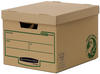 10 x Bankers Box Archivbox Heavy Duty Earth BxHxT 34,2x29,1x40cm braun