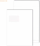 Mailmedia Faltentasche C4 Haftklebung Fenster wei&szlig; 140g/qm 4cm Falte V