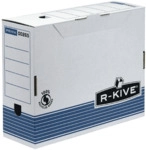 10 x Fellowes Archivbox R-Kive Prima 105x311x255mm blau/schwarz/wei&szlig;