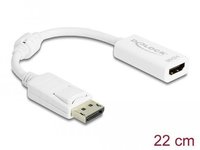 Delock Delock Adapter Displayport Stecker > HDMI Buchse wei&szlig;