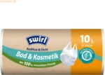 Swirl M&uuml;llsack mit Tragegriff Bad und Kosmetik 10l transparent 37 St&uuml;c