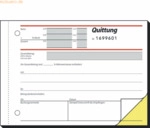 Sigel Formularbuch Quittung A6 quer SD VE=2x50 Blatt nummeriert