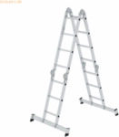 Munk Vielzweckleiter 31324 4tlg nivello-Traverse 2x3/2x4 Sprossen