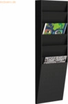 Paperflow Wand-Sortiertafel V 6F A4V1X6.01 DIN A4 schwarz