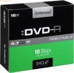 Intenso International Intenso DVD-R 4,7GB 16x Speed Printable Slim Cas