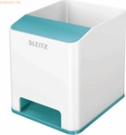 Leitz Stiftek&ouml;cher Wow Duo Colour Sound wei&szlig;/eisblau