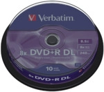 Verbatim DVD+R Double Layer 8X 8.5GB