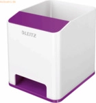 Leitz Stiftek&ouml;cher Wow Duo Colour Sound wei&szlig;/violett