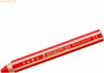 6 x Staedtler Farbstift Noris junior 140 9,45mm rot