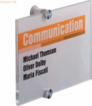 Durable T&uuml;rschild Crystal Sign 210x148mm farblos