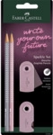 Faber-Castell Bleistift-Set SPARKLE - 4-tlg. B rose shadows Blisterkar