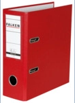10 x Falken Ordner A5 hoch PP 80mm rot