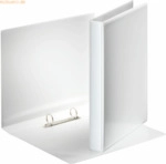 Esselte Pr&auml;sentationsringbuch A4 2 Ringe 25mm wei&szlig;