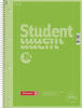 5 x Brunnen Kollegblock Student Colour Code A4 90g/qm 80 Blatt kiwi Li