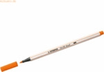 10 x Stabilo Premium-Filzstift Pinselspitze Pen 68 brush gelbrot
