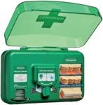Cederroth Pflasterspender medium - gef&uuml;llt mit 40 Textilpflaster gr&uuml;n.