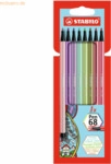 6 x Stabilo Premium-Filzstift Pen 68 Etui VE= 8 Stifte