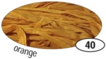 Folia Naturbast Raffia - matt orange 50 g.