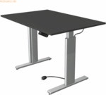 Kerkmann Sitz-/Stehtisch Move 3 BxTxH 120x60x72-120cm silber/anthrazit