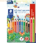 5 x Staedtler Farbstift Noris super jumbo 6mm VE=10+2 Farben