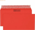 Elco Briefumschl&auml;ge Color C5/6 intensiv-rot Haftklebung 100 g/qm VE=25