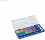 Lamy Deckfarbkasten aquaplus 1222610 12Farben blau