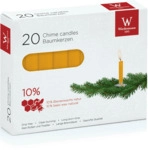 Wiedemann Christbaumkerze - natur 10% Bienenwachs 20 St&uuml;ck.
