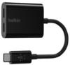 Belkin F7U081btBLK, Belkin Belkin RockStar USB-C Audio- und Ladeadapter, schwarz