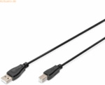 Assmann DIGITUS USB 2.0 Typ A-B St/St 1.8m Anschlusskabel schwarz