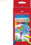 Faber Castell Buntstift Dreikant sortiert VE=24 St&uuml;ck Kartonetui