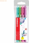 5 x Stabilo Filzschreiber pointMax 0,8 mm sortiert Etui VE=4 Farben