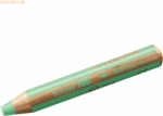5 x Stabilo Holzfarbstift woody 3 in 1 10mm pastellgr&uuml;n